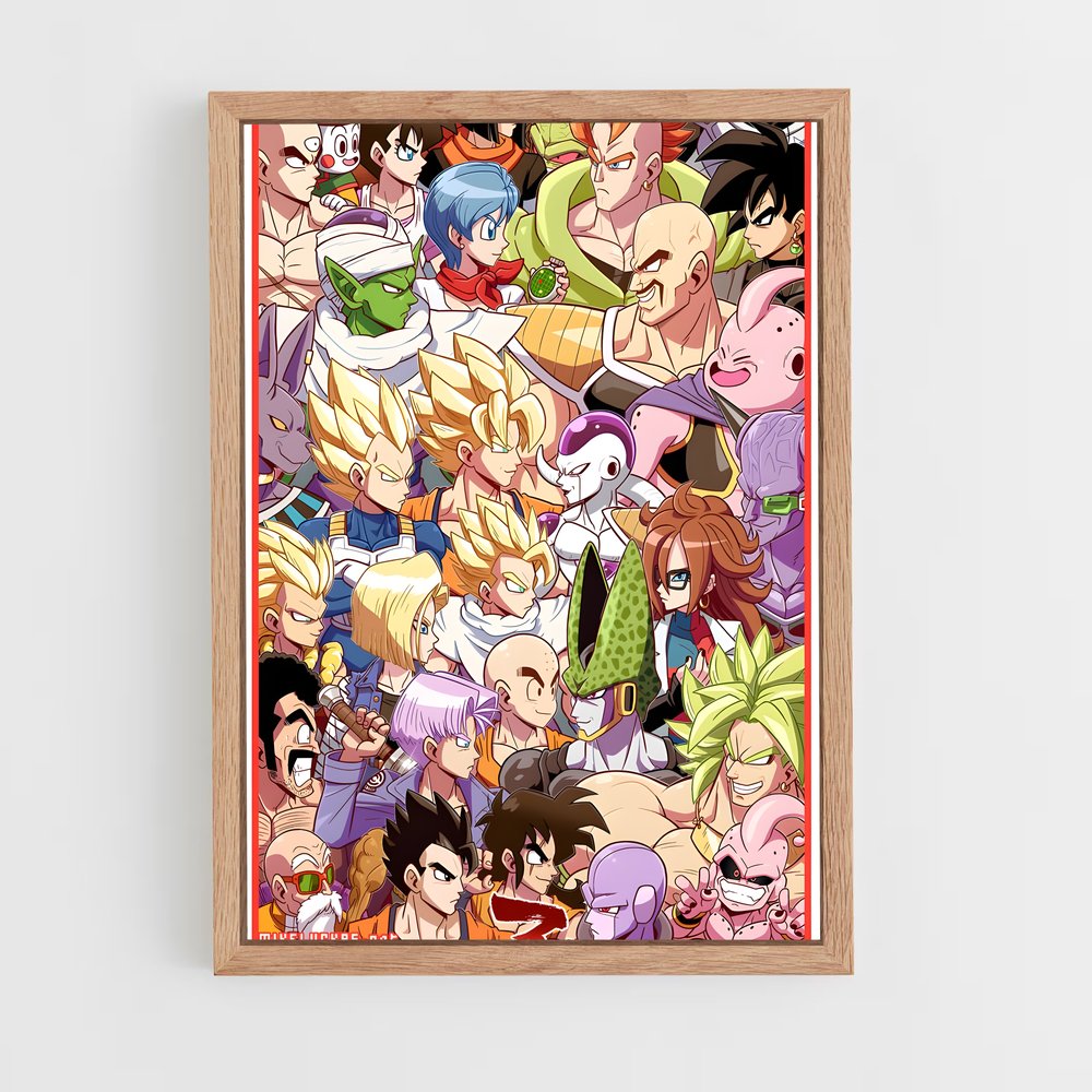 Poster L'Ascension de Son Goku – affiche Dragon ball fighterz (vue 4)